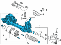 OEM 2022 Honda Civic RACK, POWER STEERING Diagram - 53620-T22-A06