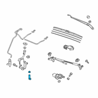 OEM Acura Level Sensor Assembly Diagram - 76835-TZ5-A00