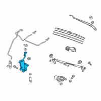 OEM 2020 Honda Pilot Tank (3.8L L/S) Diagram - 76841-TG7-A12