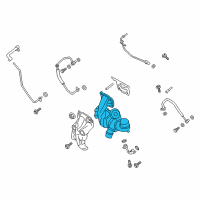 OEM Ford Escape Turbocharger Diagram - F2GZ-6K682-C