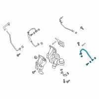 OEM Ford Fusion Oil Inlet Tube Diagram - FB5Z-6K679-D