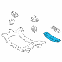 OEM 2011 Hyundai Genesis Cross Member Assembly-Transmission Diagram - 21855-3M000
