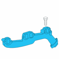 OEM Dodge Charger Exhaust Manifold Diagram - 53013849AE