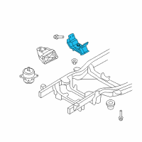 OEM Kia Borrego Transmission Mounting Rubber Diagram - 218322J500