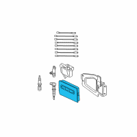 OEM Dodge Ram 2500 Powertrain Control Module Diagram - 56028773AG