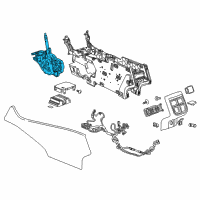 OEM Chevrolet Cruze Shifter Diagram - 13534686