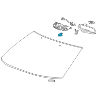 OEM 2019 Chevrolet Corvette Rain Sensor Diagram - 39005089