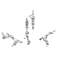 OEM 2001 Kia Spectra Bush-Rubber Diagram - 0K2C034460