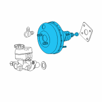 OEM 2005 Dodge Neon Booster-Power Brake Diagram - 5015157AA