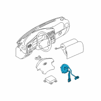 OEM 2002 Kia Sedona Src Assembly Diagram - KSUJ166126