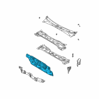 OEM 2001 Kia Rio Panel Assembly-Dash, Lower Diagram - 0K32A53400A