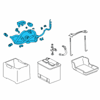 OEM 2019 Acura TLX Cable Assembly Starter Diagram - 32410-TZ4-A01