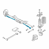 OEM Chevrolet Monte Carlo Rod Asm-Rear Wheel Spindle Diagram - 20930845