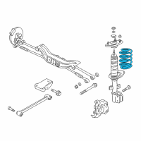 OEM 2008 Buick LaCrosse Coil Spring Diagram - 10391592