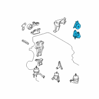 OEM 2015 Toyota Venza Rear Mount Diagram - 12380-0V012