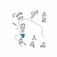 OEM 2015 Toyota Venza Side Bracket Diagram - 12319-0V020