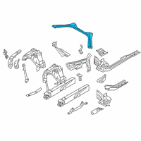 OEM BMW 330i STRUT BRACE, BULKHEAD Diagram - 51-61-7-423-989