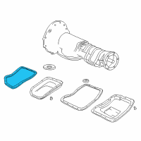 OEM 2004 Dodge Ram 1500 Gasket-Oil Pan Diagram - 2464324AC