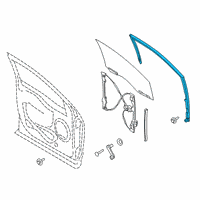 OEM 2020 Ford F-150 Run Channel Diagram - FL3Z-1521596-H