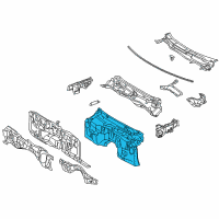 OEM 2014 Lexus IS250 Insulator Assy, Dash Panel Diagram - 55210-53080