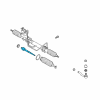 OEM 2001 Chevrolet Tracker Tie Rod, Steering (On Esn) Diagram - 91175548