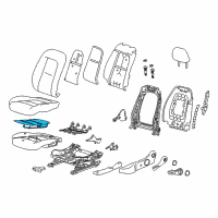 OEM Chevrolet Bolt EV Seat Cushion Heater Diagram - 84369821