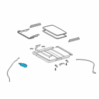 OEM Lexus Gear Sub-Assy, Sliding Roof Drive Diagram - 63260-30170