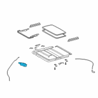 OEM 2011 Lexus GS450h Gear Sub-Assy, Sliding Roof Drive Diagram - 63260-30170