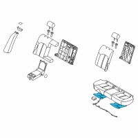 OEM Hyundai Sonata Heater-Rear Seat Cushion Diagram - 89190-C2030