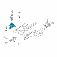 OEM Hyundai Tucson Engine Mounting Bracket Assembly Diagram - 21810-2S700