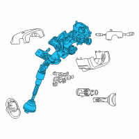 OEM Chrysler Sebring Steering Column Diagram - 4690705AC