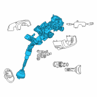 OEM Dodge Stratus Steering Column Diagram - 4690705AC