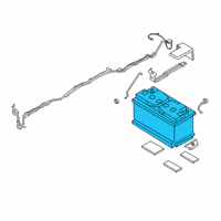 OEM BMW 328d xDrive Original Bmw Agm-Batterie 90Ah Diagram - 61-21-6-924-023