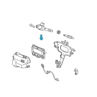 OEM Honda Pilot Sensor Assembly, Knock Diagram - 30530-P8F-A01