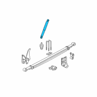 OEM GMC Sierra 3500 HD Shock Diagram - 25984611