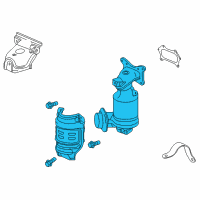 OEM 2020 Acura ILX Primary Catalytic Converter Diagram - 18180-R4H-A10