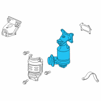 OEM 2014 Acura ILX Primary Catalytic Converter Diagram - 18190-RX0-A00