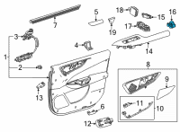 OEM Lexus NX450h+ SWITCH ASSY, DOOR CO Diagram - 84930-78040