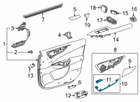 OEM 2022 Lexus NX350h LAMP ASSY, INTERIOR Diagram - 81090-78010