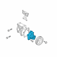 OEM Kia Forte Koup Pump Sub Assembly-COOLAN Diagram - 251102G000