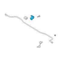 OEM 2000 BMW 528i Stabilizer Support Diagram - 33-55-2-283-159