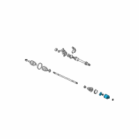 OEM 2005 Honda Pilot Joint, Inboard Diagram - 44310-S9V-A22
