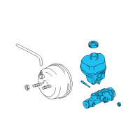 OEM Dodge Ram 1500 Brake Master Cylinder Diagram - 5183871AA