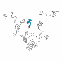 OEM Kia Borrego Oxygen Sensor Assembly, Rear Right Diagram - 392103F010