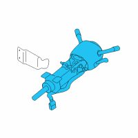 OEM Cadillac CTS Column Asm-Steering *Ebony Diagram - 25773034