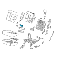 OEM 2022 GMC Terrain Cup Holder Diagram - 84108138