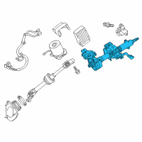 OEM Toyota Camry Steering Column Diagram - 4520A-06020