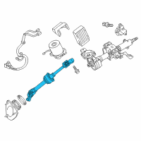 OEM Toyota Intermed Shaft Diagram - 45220-06190