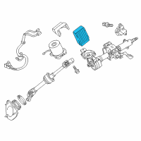 OEM Toyota Camry Control Module Diagram - 89650-06250