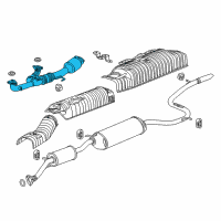 OEM 2017 Honda Odyssey Converter Diagram - 18150-RV0-A11